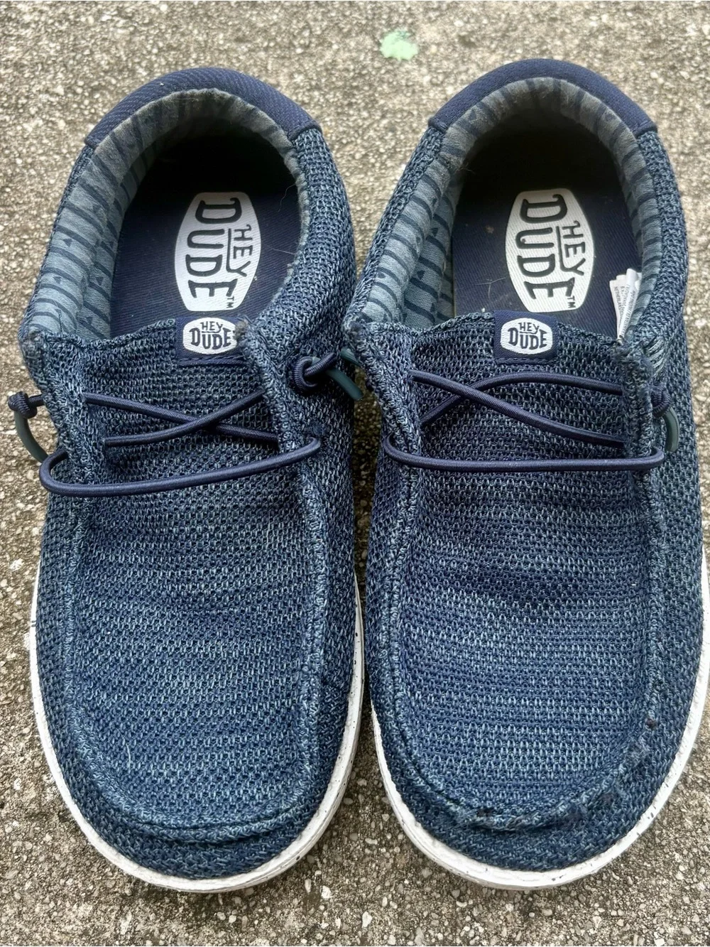 ***Youth***Hey Dude Wally Stretch Mesh Sox Navy